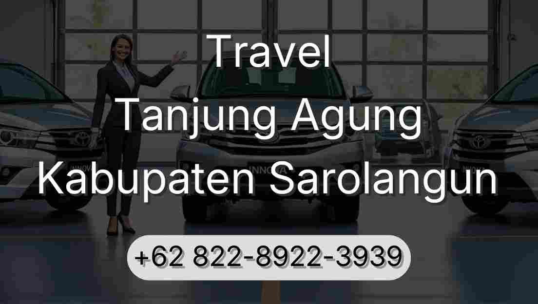 Travel Tanjung Agung Kabupaten Sarolangun
