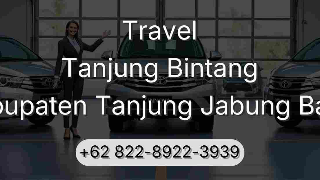 Travel Tanjung Bintang Kabupaten Tanjung Jabung Barat