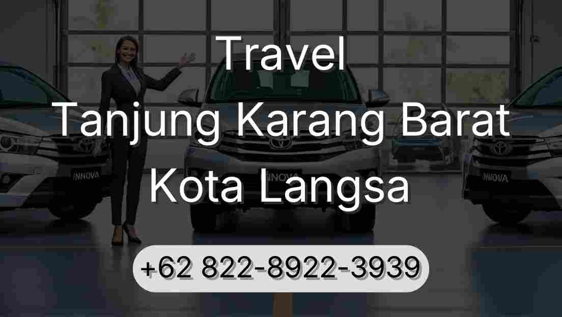 Travel Tanjung Karang Barat Kota Langsa