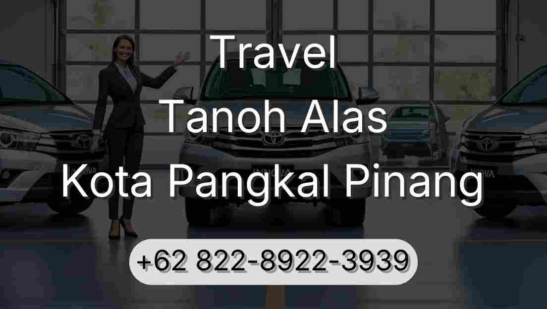 Travel Tanoh Alas Kota Pangkal Pinang