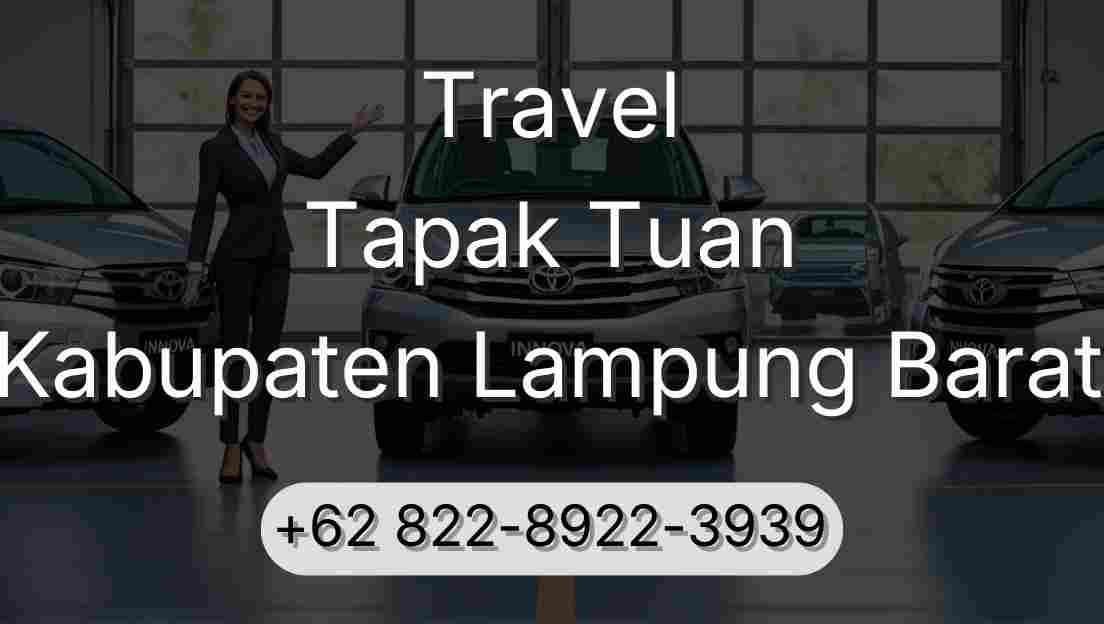 Travel Tapak Tuan Kabupaten Lampung Barat