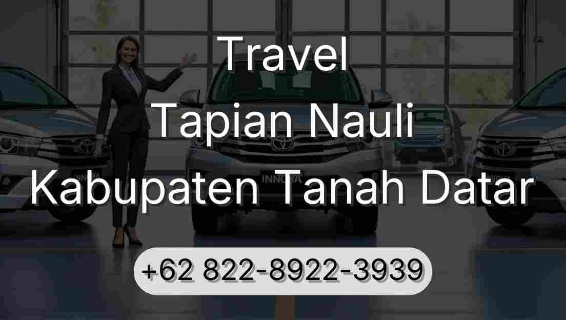 Travel Tapian Nauli Kabupaten Tanah Datar