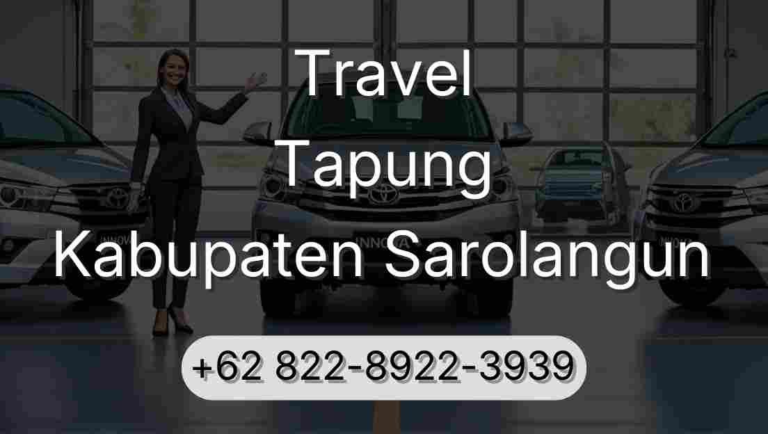Travel Tapung Kabupaten Sarolangun