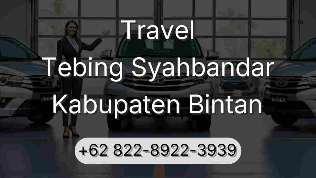 Travel Tebing Syahbandar Kabupaten Bintan