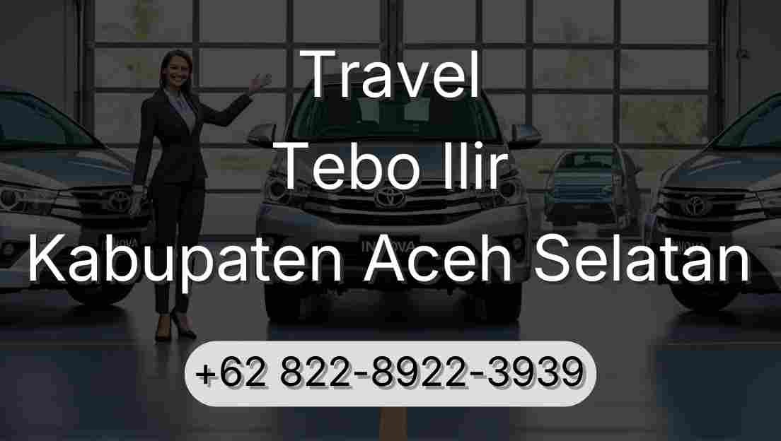 Travel Tebo Ilir Kabupaten Aceh Selatan