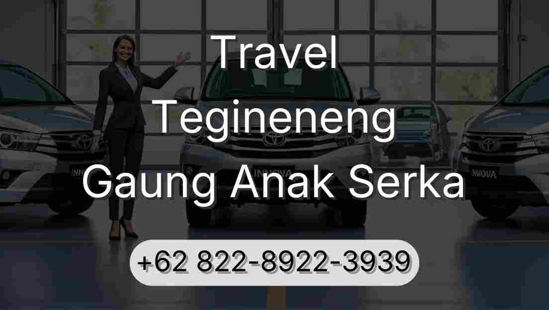 Travel Tegineneng Gaung Anak Serka