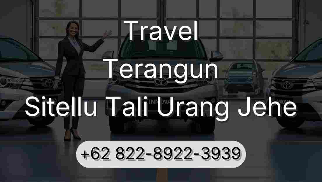 Travel Terangun Sitellu Tali Urang Jehe