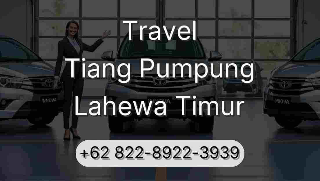 Travel Tiang Pumpung Lahewa Timur