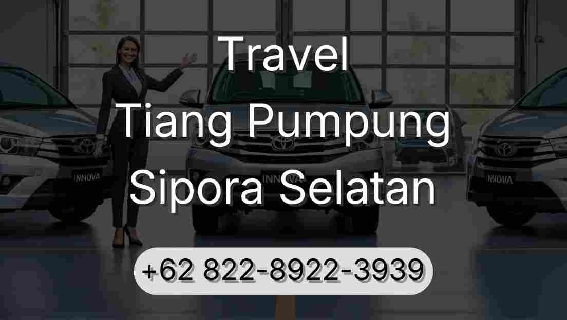 Travel Tiang Pumpung Sipora Selatan