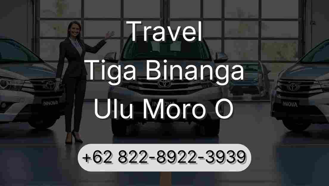 Travel Tiga Binanga Ulu Moro O