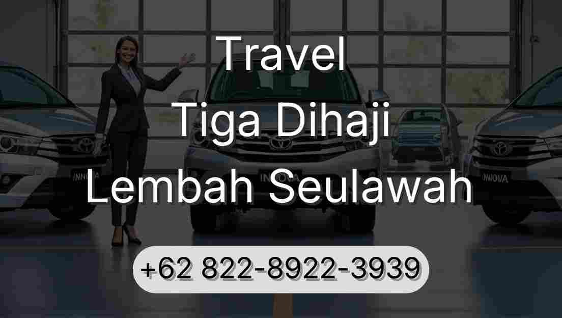 Travel Tiga Dihaji Lembah Seulawah