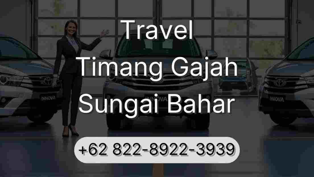 Travel Timang Gajah Sungai Bahar