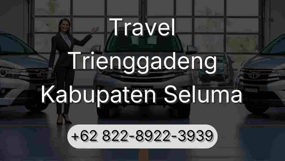 Travel Trienggadeng Kabupaten Seluma