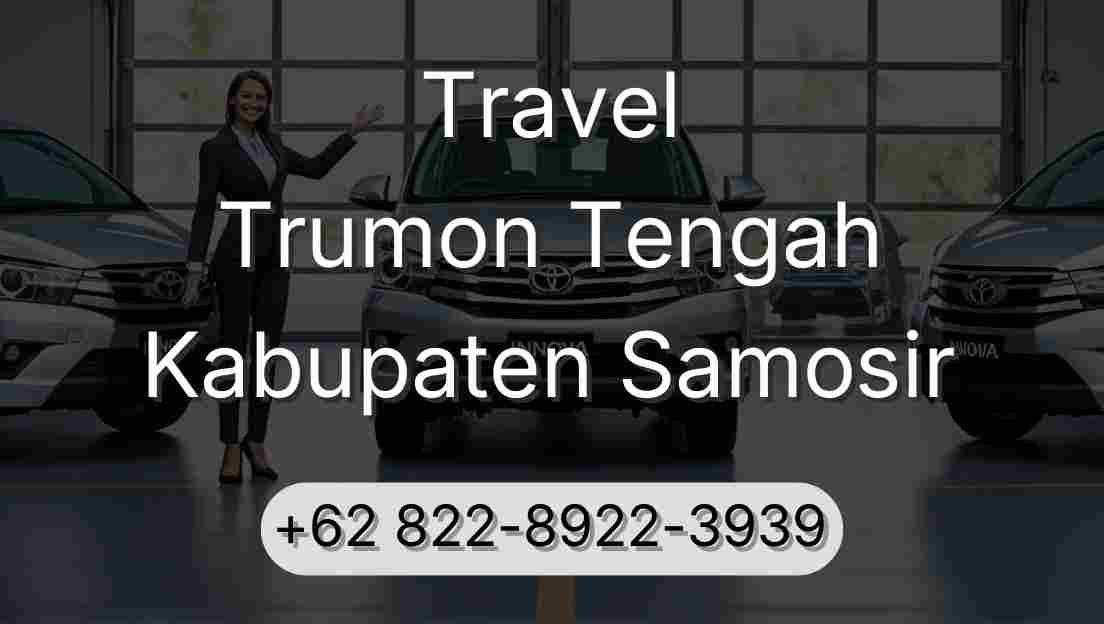 Travel Trumon Tengah Kabupaten Samosir