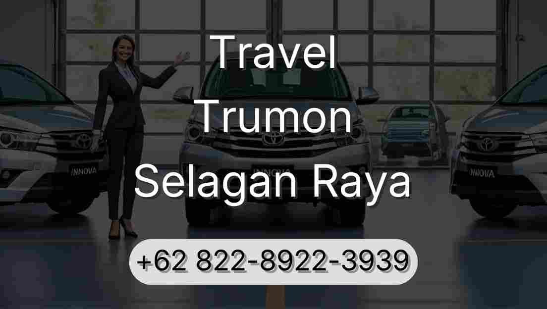 Travel Trumon Selagan Raya