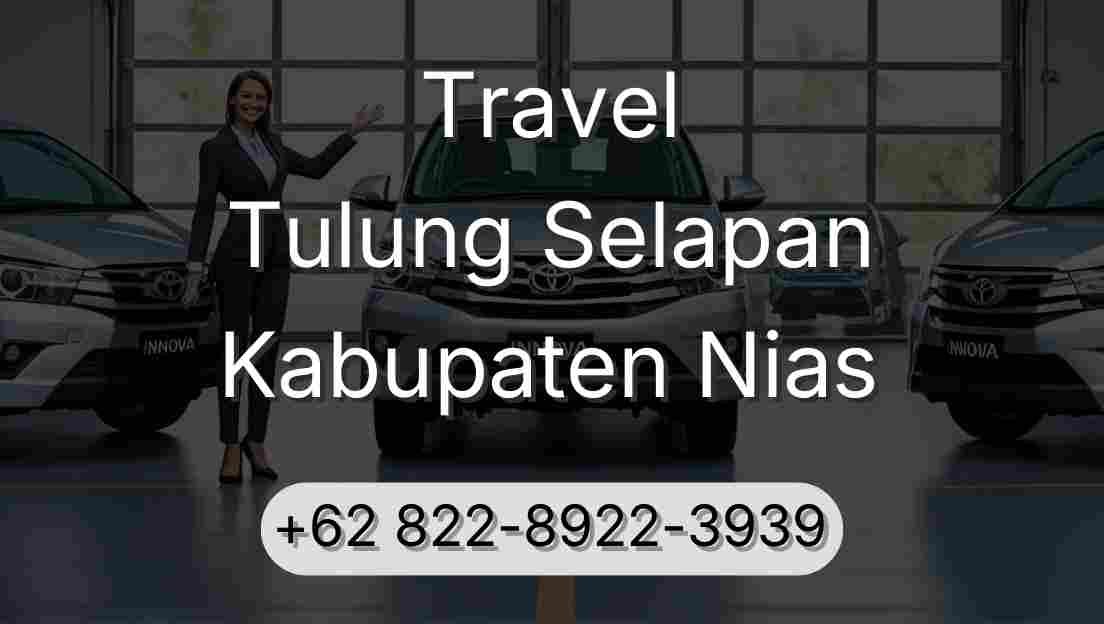Travel Tulung Selapan Kabupaten Nias
