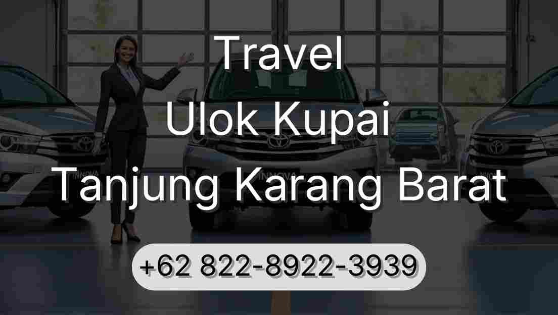 Travel Ulok Kupai Tanjung Karang Barat