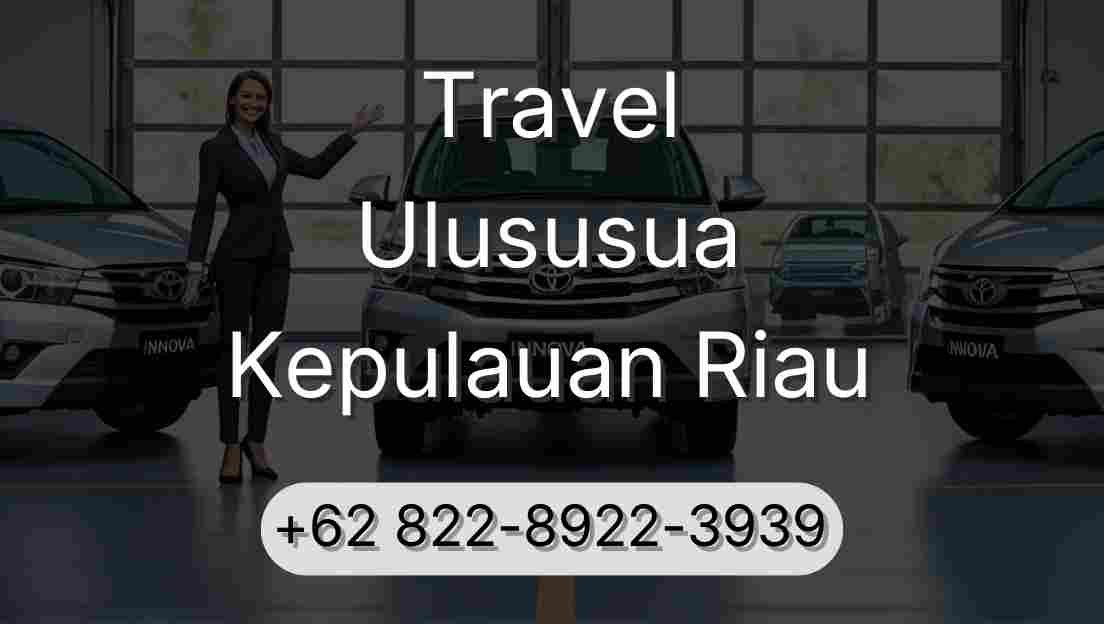 Travel Ulususua Kepulauan Riau