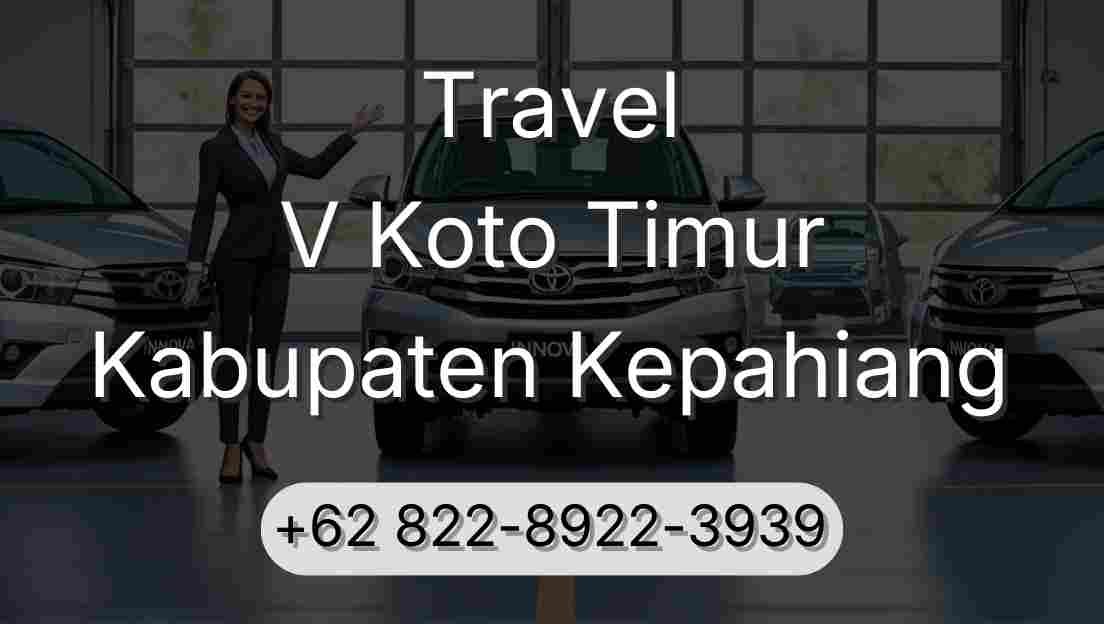 Travel V Koto Timur Kabupaten Kepahiang