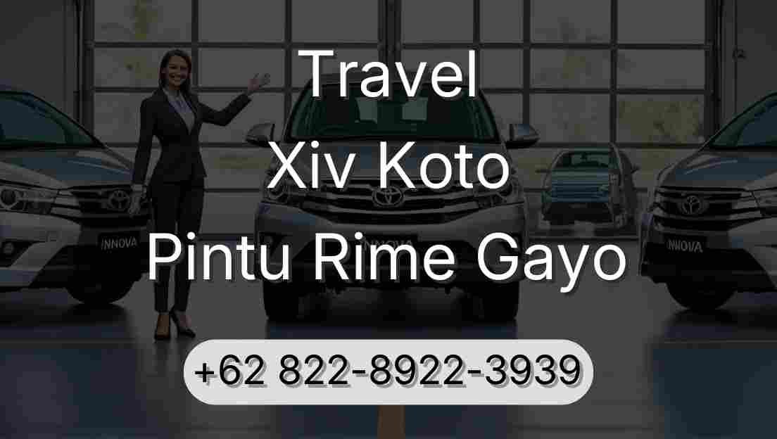 Travel Xiv Koto Pintu Rime Gayo